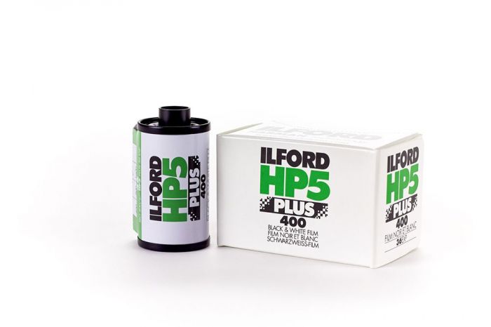 Ilford HP5 Plus Black & White Negative Film - 35mm Roll Film - 24 Exposures