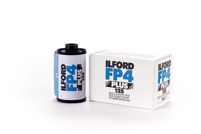 Ilford FP4 Plus Black & White Negative Film -35mm Roll Film - 24 Exposures