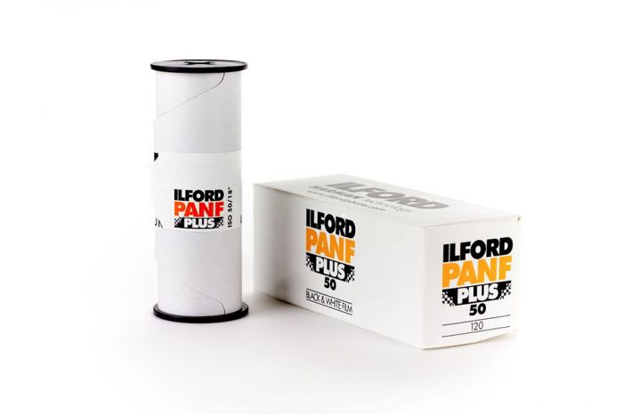 Ilford Pan F Plus 50 Black & White Negative Film - 120 Roll Film