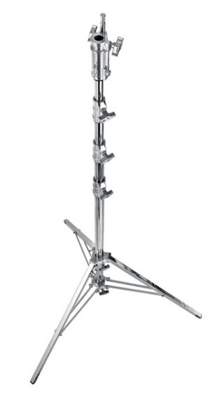 Avenger Steel Combo Stand 20(78") Silver 3 Sections, 2 Risers