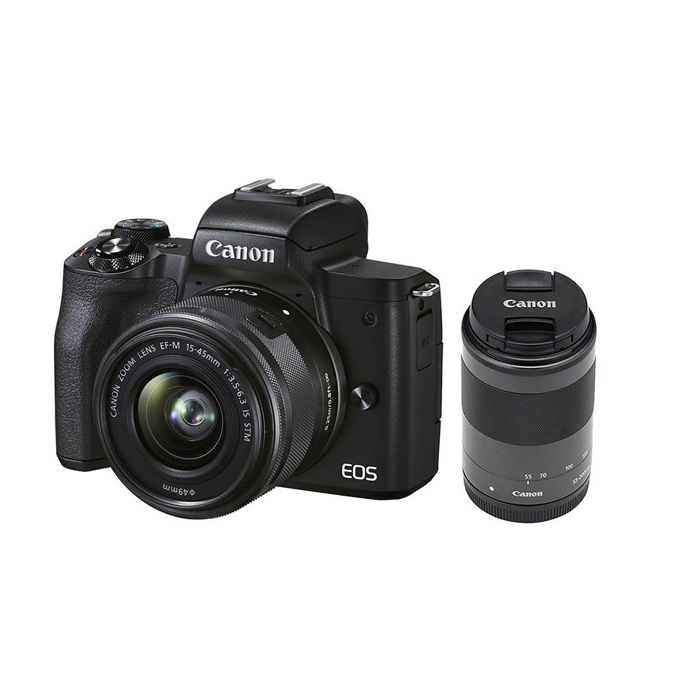 Bedenken In het algemeen Slordig Midwest Photo Canon EOS M50 II Mirrorless Digital Camera with EF-M 15-45mm  & 55-200mm Lenses