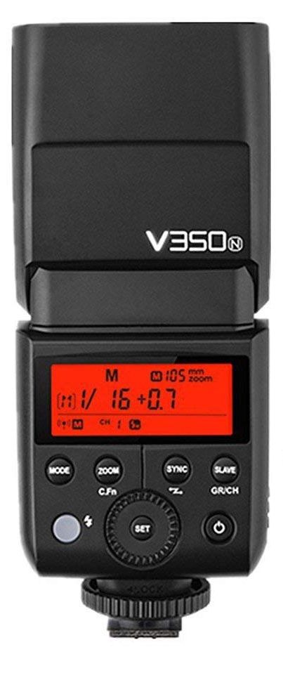 V350-O for Olympus Panasonic Godox V350 Series TTL 2.4G Li-ion Camera Flash with Built-in Rechargeable Battery for Canon/Nikon/Sony/Olympus /Fujifilm 