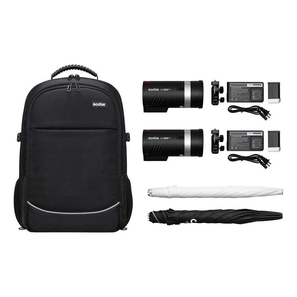 Midwest Photo Godox AD300 Pro Dual Flash Backpack Kit