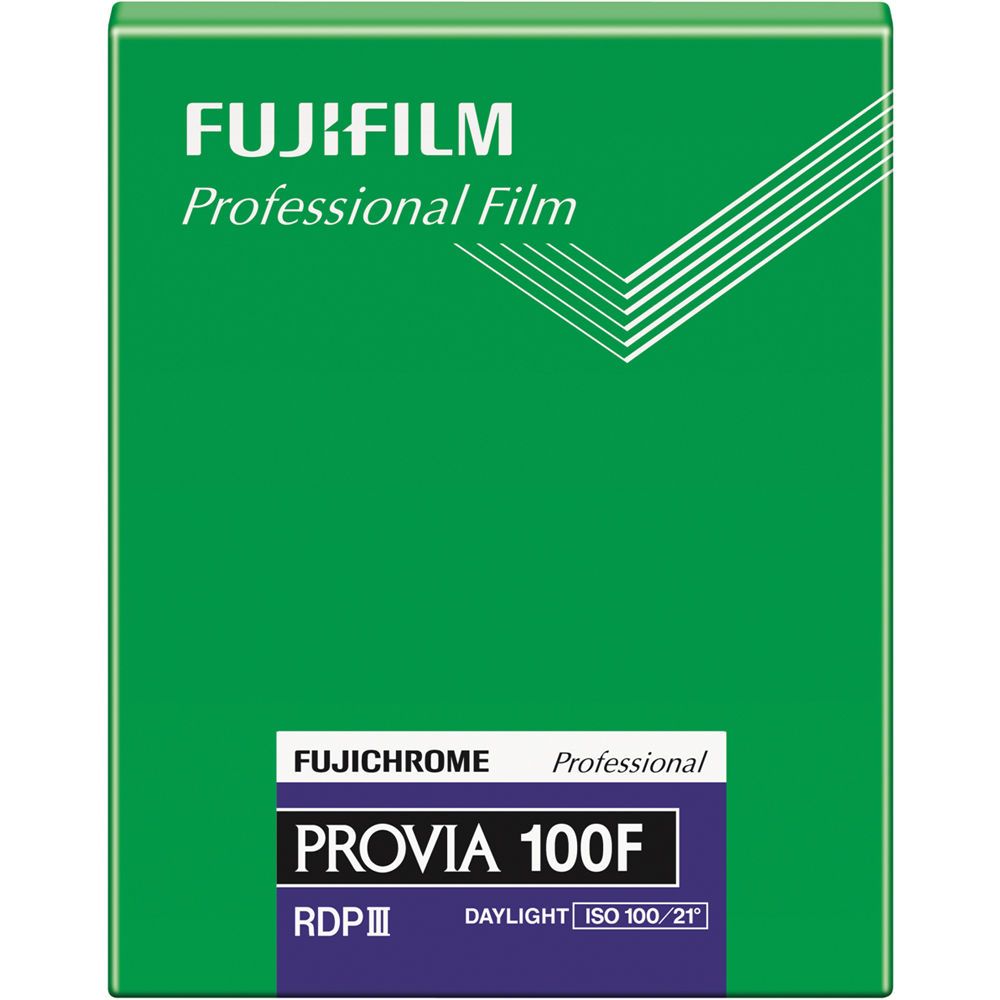 Fujifilm Provia 100F Pro RDP-III Color Transparency Film - 4x5