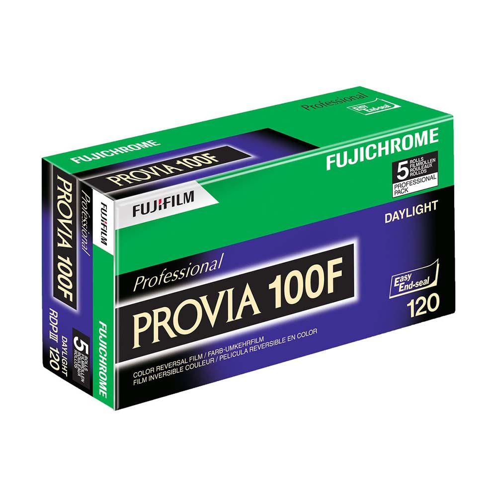 Fujifilm Provia 100F Professional Color Transparency Film - 120 Roll - 5  Pack