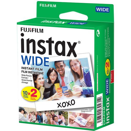 Midwest Photo Fuji Instax Wide Color film 20pk
