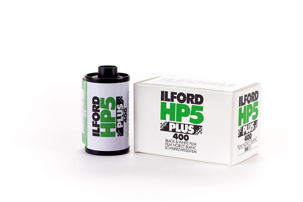3 Rolls Ilford HP5 Plus 135-36 400 36 exposure Black and White Film 