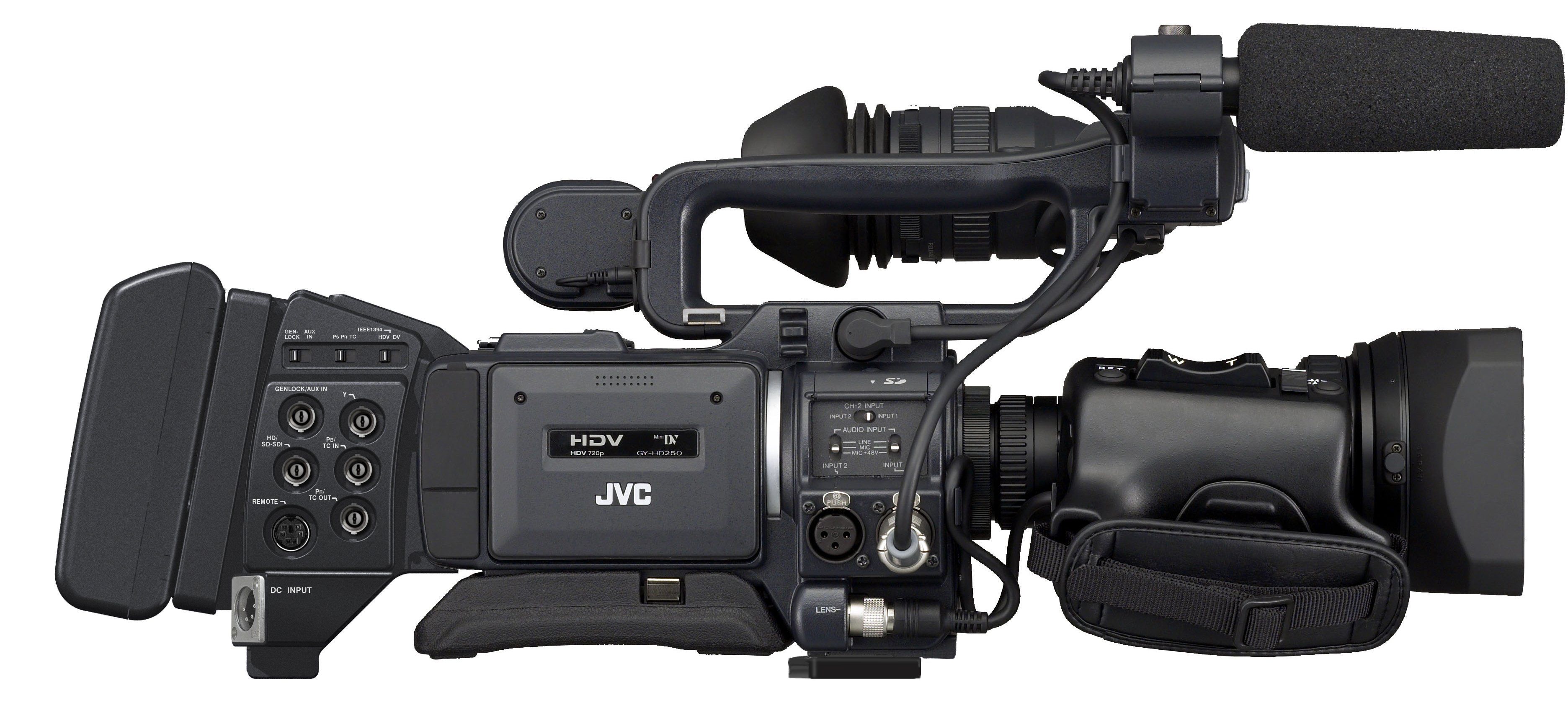 JVC 3 CCD ProHD camcorder w/16:1 Fuji lens