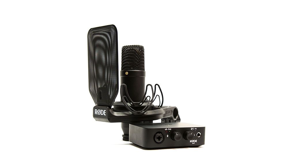 Midwest Photo RODE Complete Studio Kit with Ai-1 Audio Interface and NT1  Microphone