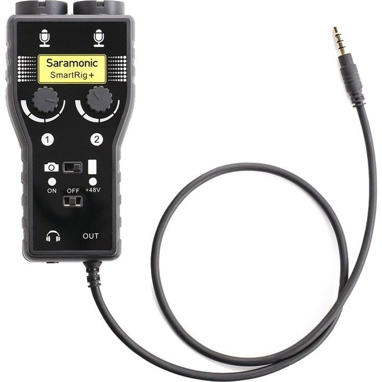 Broco Telemetre,WS-V2 2 Channel Mixer adaptateur audio Microphone universel avec 3,5 mm Entrées for appareils photo reflex 