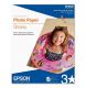 Ink jet photo paper, letter size (8-1/2 x 11), 20 sheets/pack
