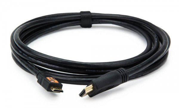 TetherPro HDMI Mini Cable to HDMI 15' Black