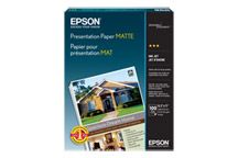 Epson Matte Presentation Paper, 27 lbs., Matte, 11" x 17" 100 Sheets