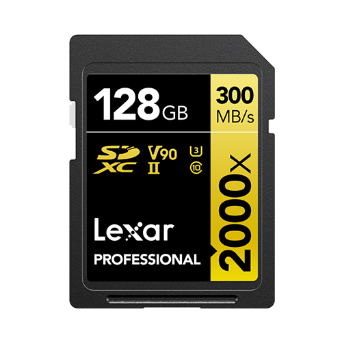 Lexar Pro 2000x SD UHS-II 128GB