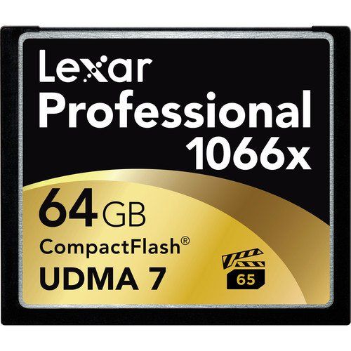 Lexar Professional 1066x CompactFlash Card - 64GB