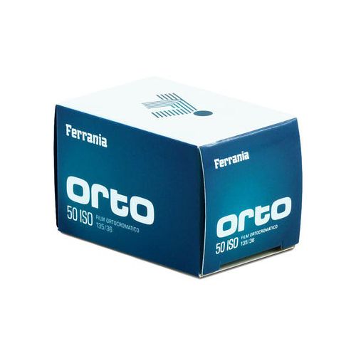 Ferrania Orto 50 Black & White Negative Film - 35mm Roll, 36 Exposures