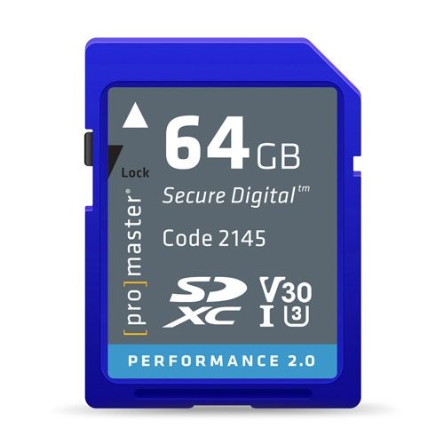 ProMaster 64GB SDXC Performance 2.0 Memory Card