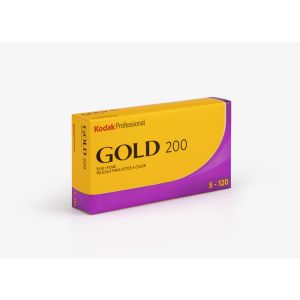 Kodak Gold 200 Color Negative Film - 120 Roll Film - 5 Pack