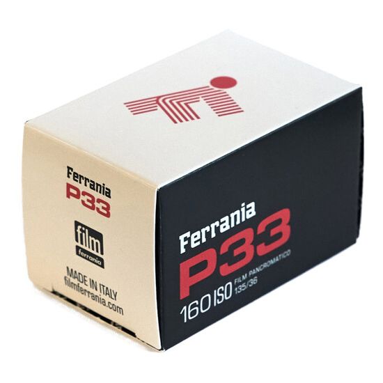 Ferrania P33 160 Black & White Negative Film - 35mm Roll, 36 Exposures