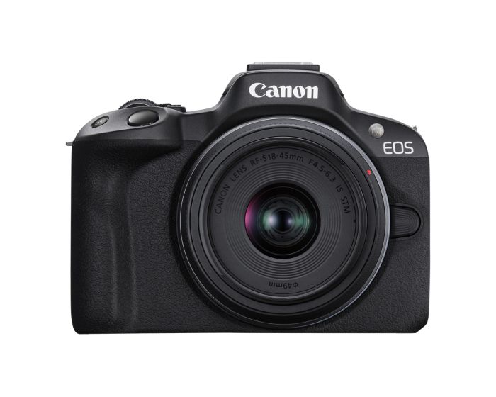 Canon EOS R50 Mirrorless Digital Camera with RF-S 18-45mm and 55-210mm Lenses