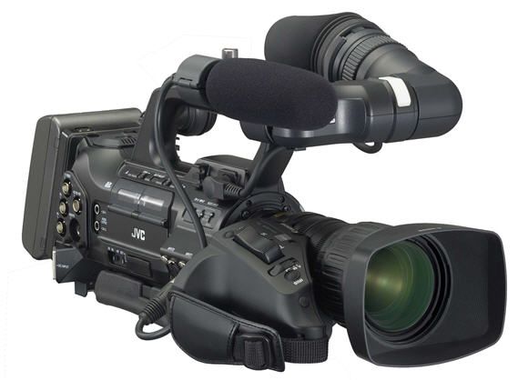 JVC Pro HD Compact shoulder solid state camcorder w/14x Canon lens