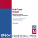 Epson Hot Press Bright 8.5x11, 25 sheets