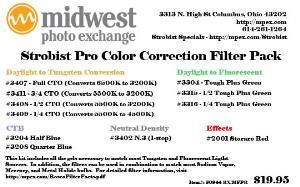 Strobist&reg; Pro Rosco Color Correction Gel Pack