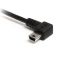 TetherTools Mini B USB 2.0 Left Angle Cable Black 12"