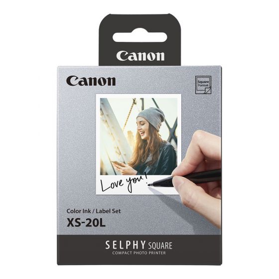 Canon Selphy Color Ink & Paper XS-20L Set - 20 Sheets