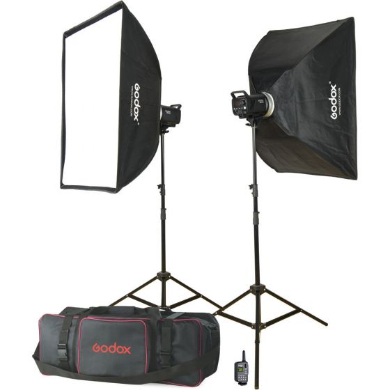 Godox MS300 Compact Studio Flash 2 Light Kit