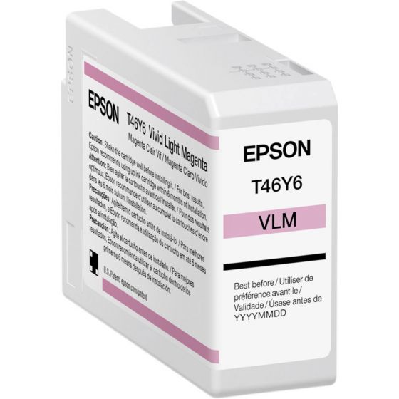 Epson T46Y600 Ultrachrome PRO10 Vivid Light Magenta Ink Cartridge - 50ML