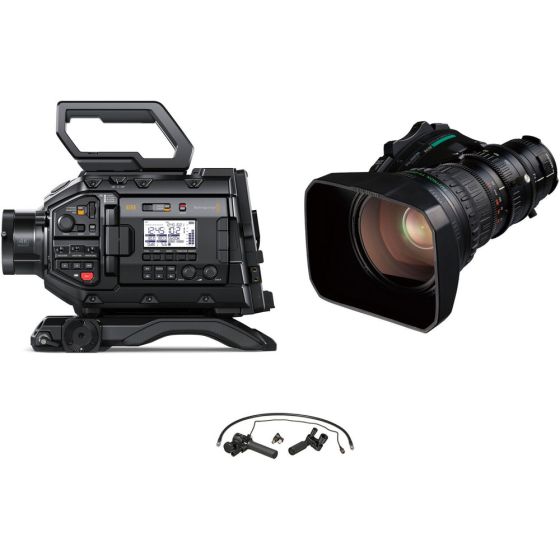 Blackmagic Design URSA Broadcast G2 Camera with Fujinon XA20sX8.5BRM-K3 Lens