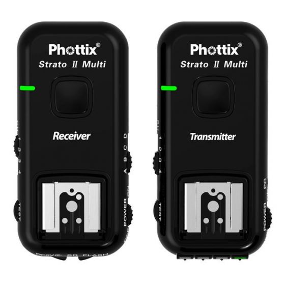 Phottix Strato II Multi 5-in-1 Wireless Flash Trigger Set for Canon