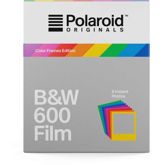 Polaroid Originals Black & White 600 Instant Film - Color Frames Edition