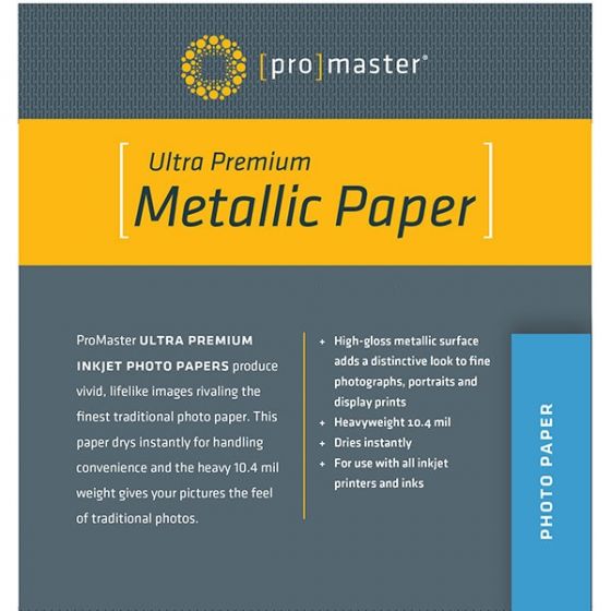ProMaster Ultra Premium Silver Metallic Paper - 10"x328' Roll