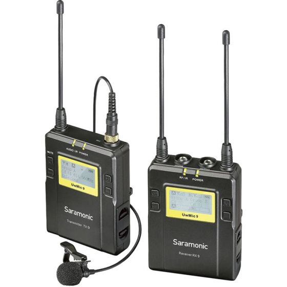 Saramonic UWMIC9 96-Channel Digital UHF Wireless Lavalier Microphone System