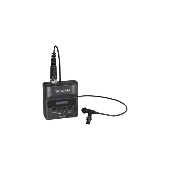 Tascam DR-10L Mini Portable Recorder With Lavalier Microphone