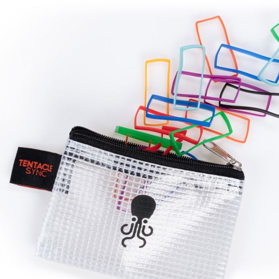 Tentacle SYNC E - Silicone Bands Rainbow Set and Clamps