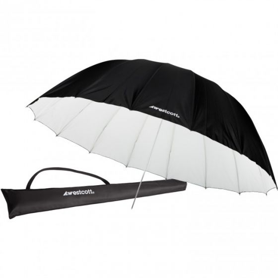 Westcott 7' White / Black Parabolic Umbrella