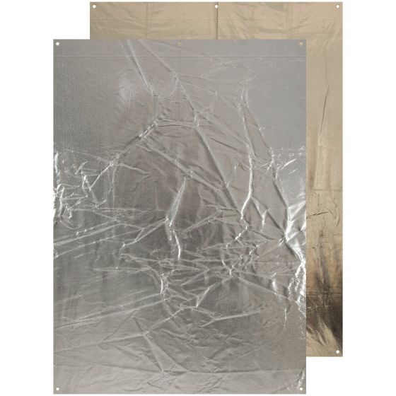 Westcott X-Drop 5' x 7' 2-in-1 Sunlight/Silver Bounce Fabric
