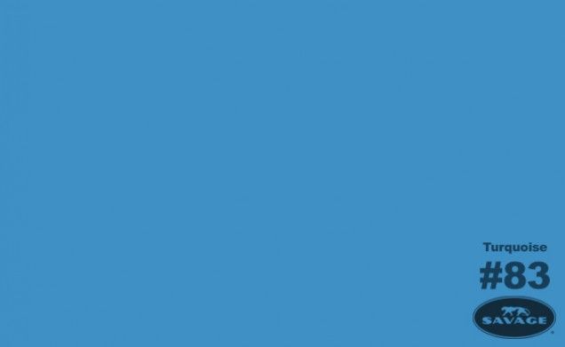 Savage Widetone Seamless Background Paper - #83 Turquoise - 107" x 12yd