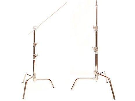 LumoPro 40" Double Riser C-stand - Silver