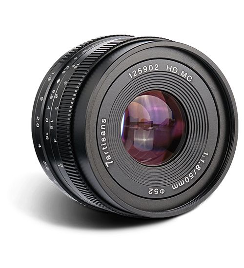 7Artisans 50mm F1.8  Lens - Canon EF-M