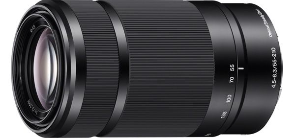 Sony 55-210mm f/4.5-6.3 E-Mount Lens - Black