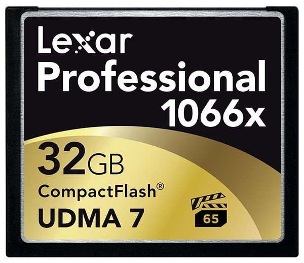 Lexar Professional 1066x CompactFlash Card - 32GB