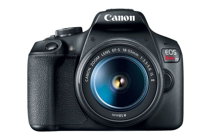 Canon EOS Rebel T7 DSLR Digital Camera with EF-S 18-55mm Lens