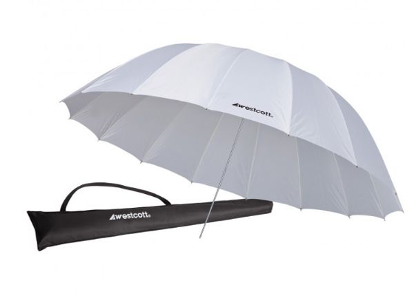 Westcott 7' White Parabolic Umbrella